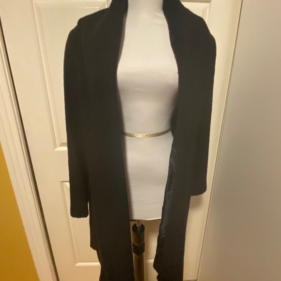 Women's Black Coat - Size Small - Picture 4 of 4